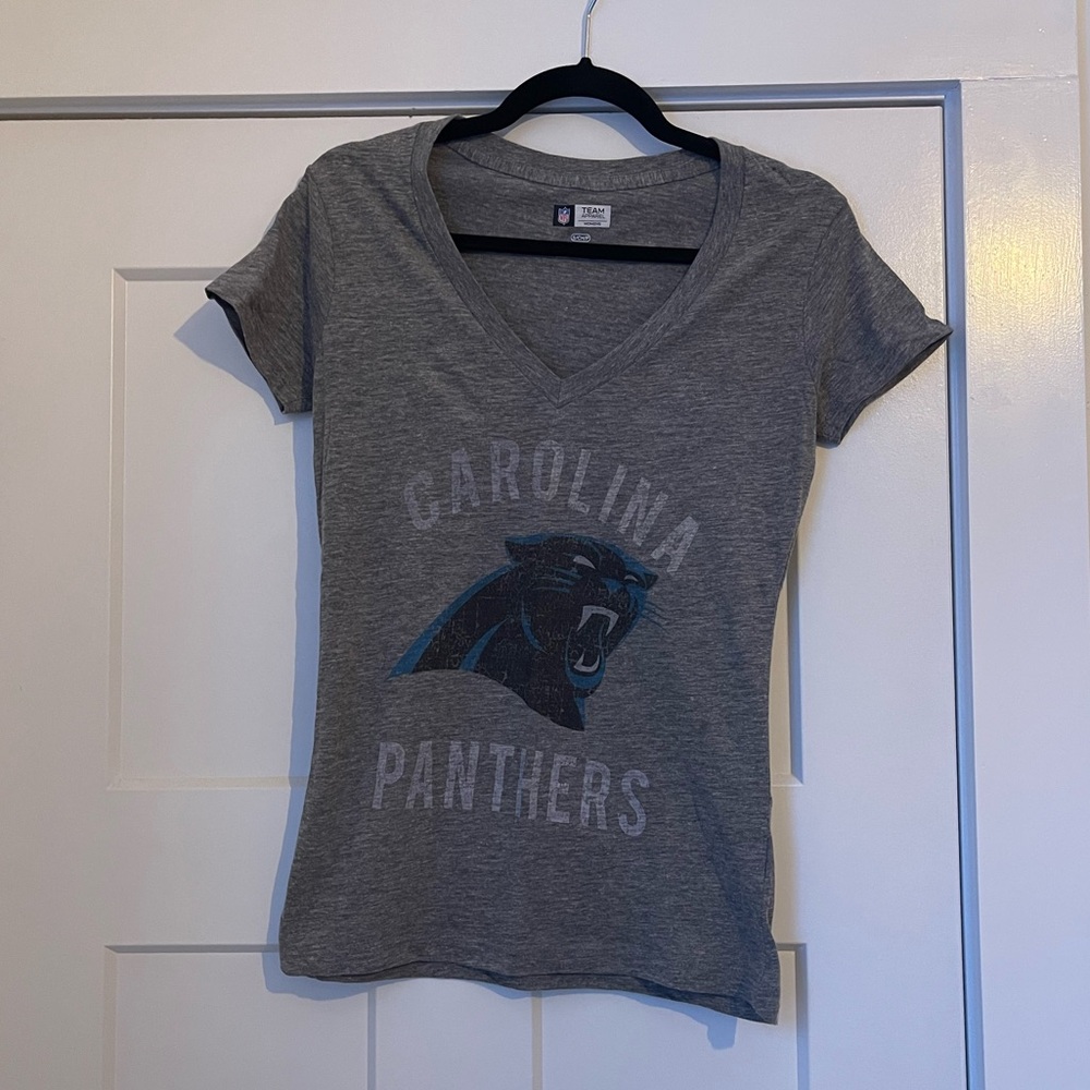 NFL Carolina Panthers Women's Gray T-Shirt